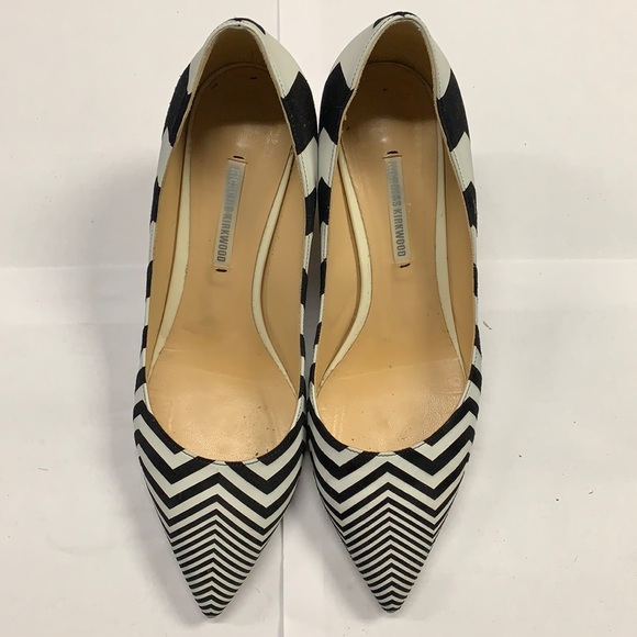 Nicholas Kirkwood Shoes - Nicholas Kirkwood Chevron Block Heels